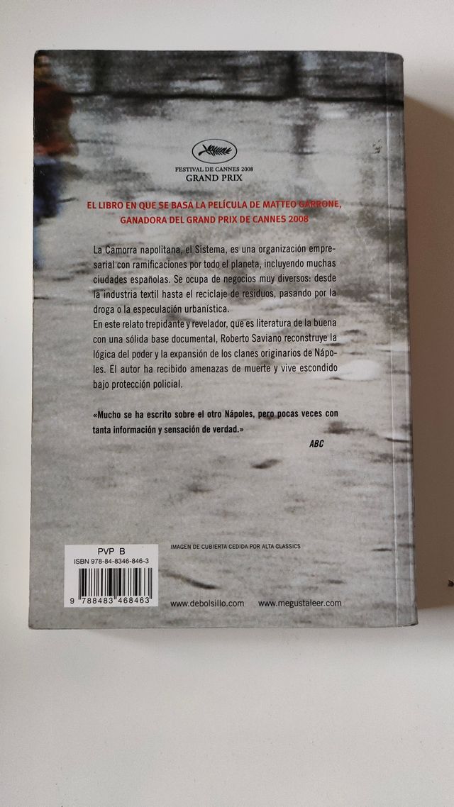 Libro Gomorra - Roberto Saviano