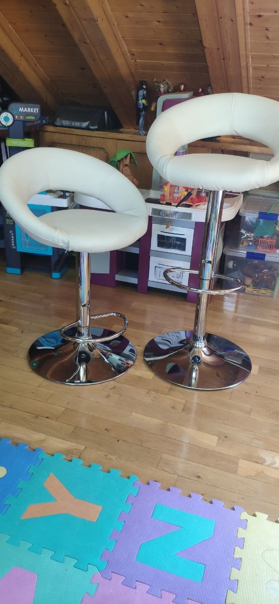 taburetes hidraulicos piel