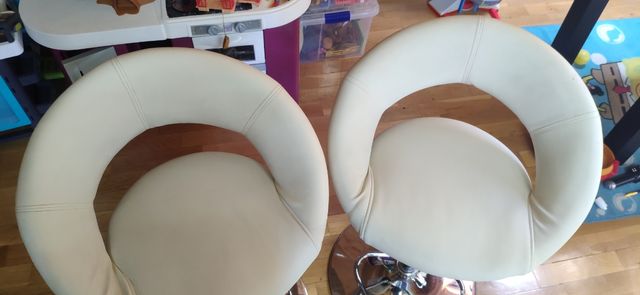 taburetes hidraulicos piel