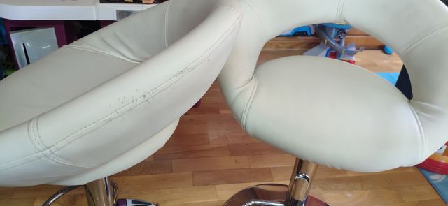 taburetes hidraulicos piel