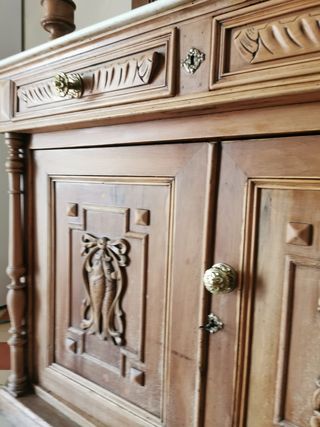 alacena madera maciza antigua