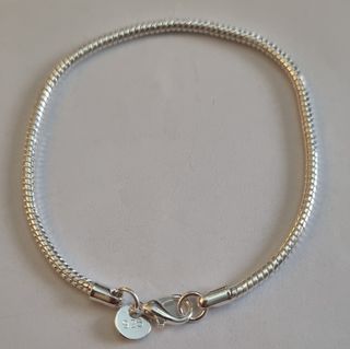 Pulsera  chapada en plata de ley 925  unixex 