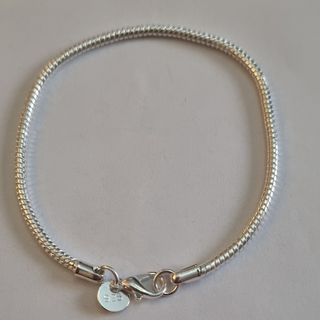 Pulsera  chapada en plata de ley 925  unixex 