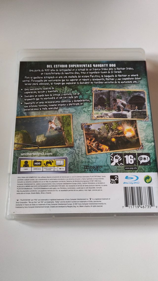 Uncharted - Juego PS3