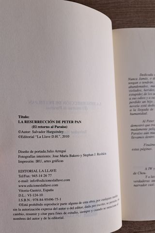 La Resurrección de Peter Pan / Salvador Harguindey