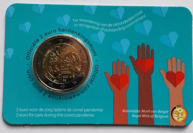 2 euros conmemorativos Belgica 2022