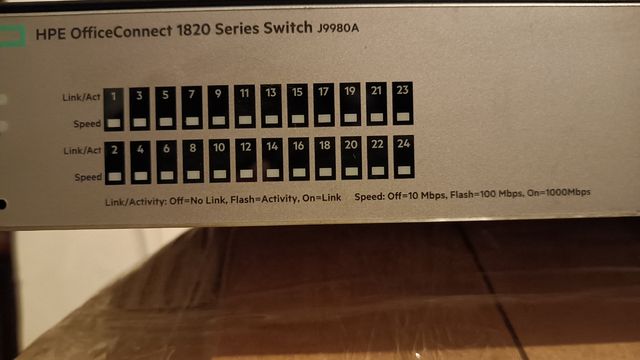 HPE OfficeConnect 1820 24G SWITCH J9980A