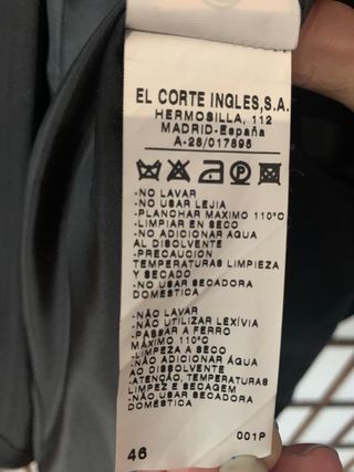 Traje de mujer negro 