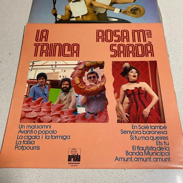 'LA TRINCA' 2 dischi LP + cassetta