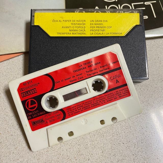 'LA TRINCA' 2 dischi LP + cassetta