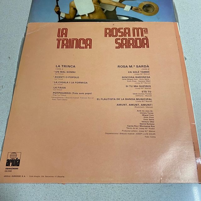 'LA TRINCA' 2 dischi LP + cassetta