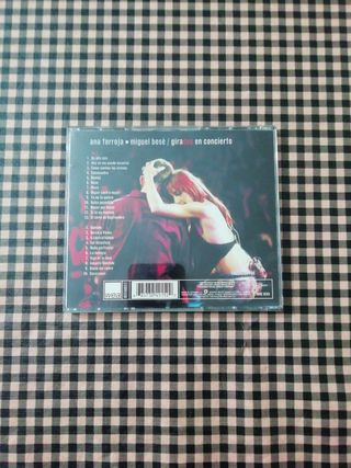 doble CD "girados" de Miguel Bose y Ana Torroja