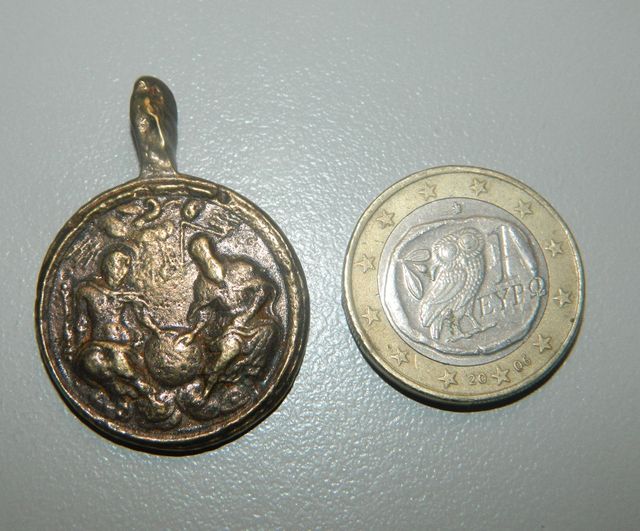 Medalla religiosa Siglo XVII San Felipe Neri.