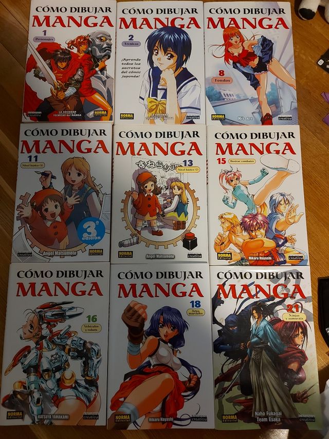 Lote Como dibujar manga