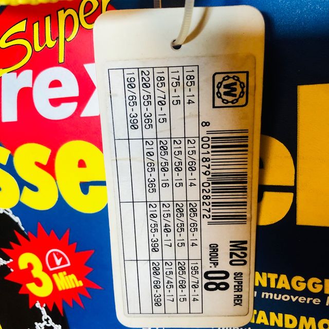 Cadenas Super rex. Sin estrenar