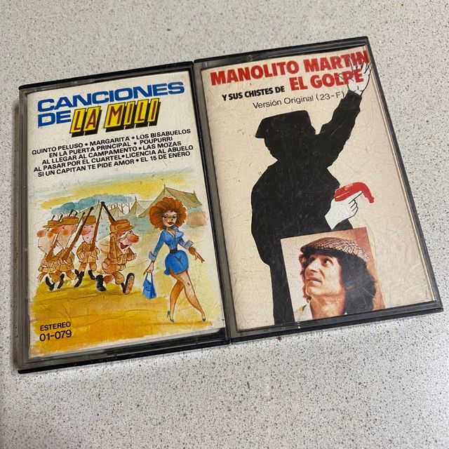 2 cassette 'Canciones De La Mili e 23F'
