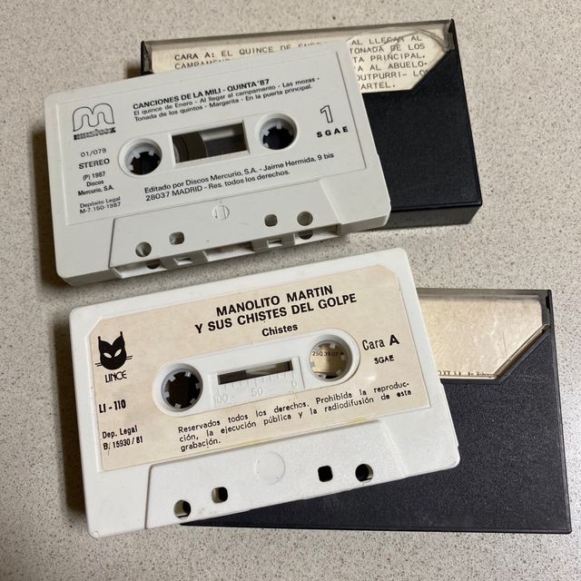 2 cassette 'Canciones De La Mili e 23F'