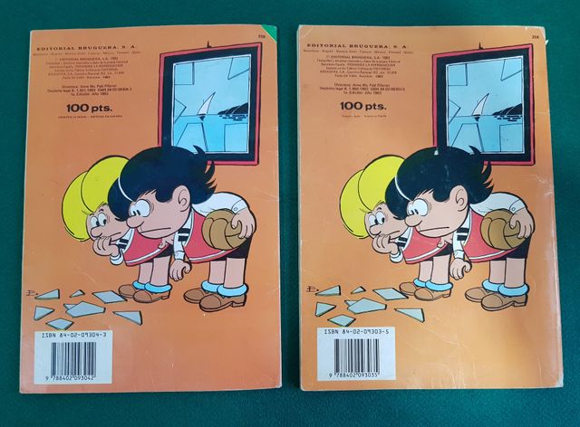 Comics Zipi y Zape y Toby. N.258 y 259