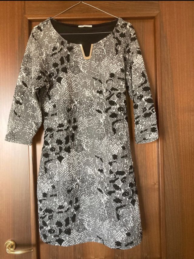 Abito grigio nero Taglia 44