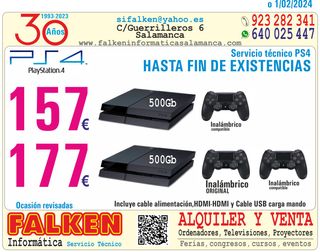 Consola PS4 reacondicionada 1 mando inalámbrico