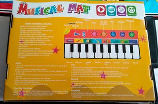 Alfombra músical piano