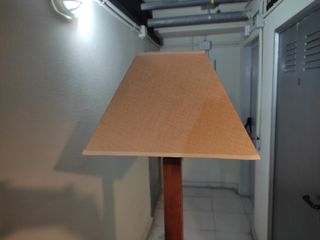 Lámpara de teca para habitación o comedor