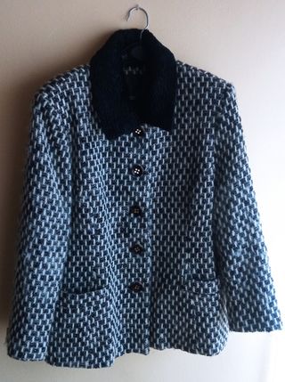 traje blanco y negro. 95 % lana