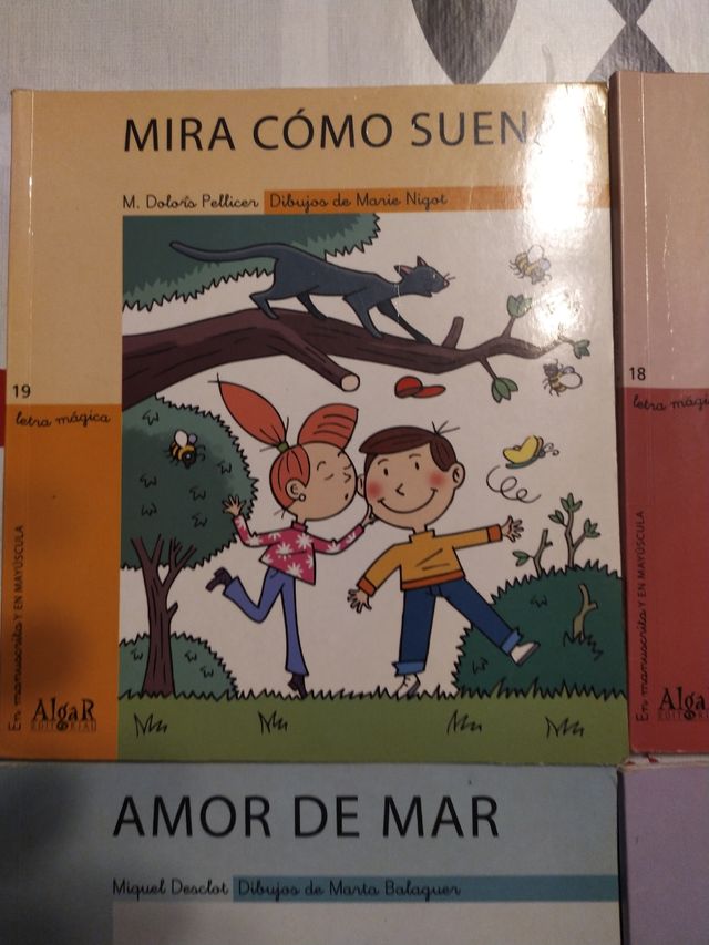 coleccion de libros letra magica.