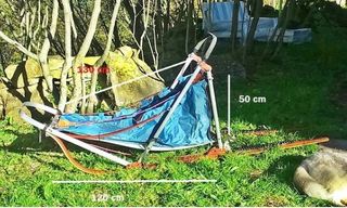 Saco para trineo de perros-nieve