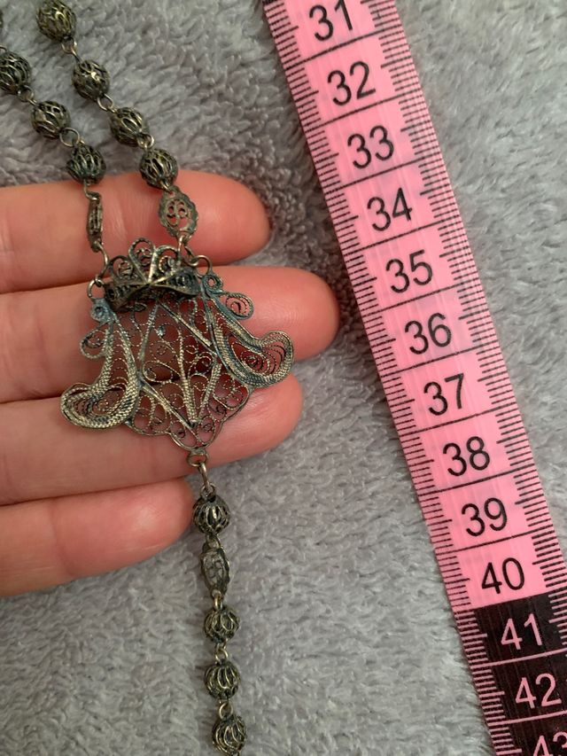 Rosario Isabelino filigrana siglo XIX