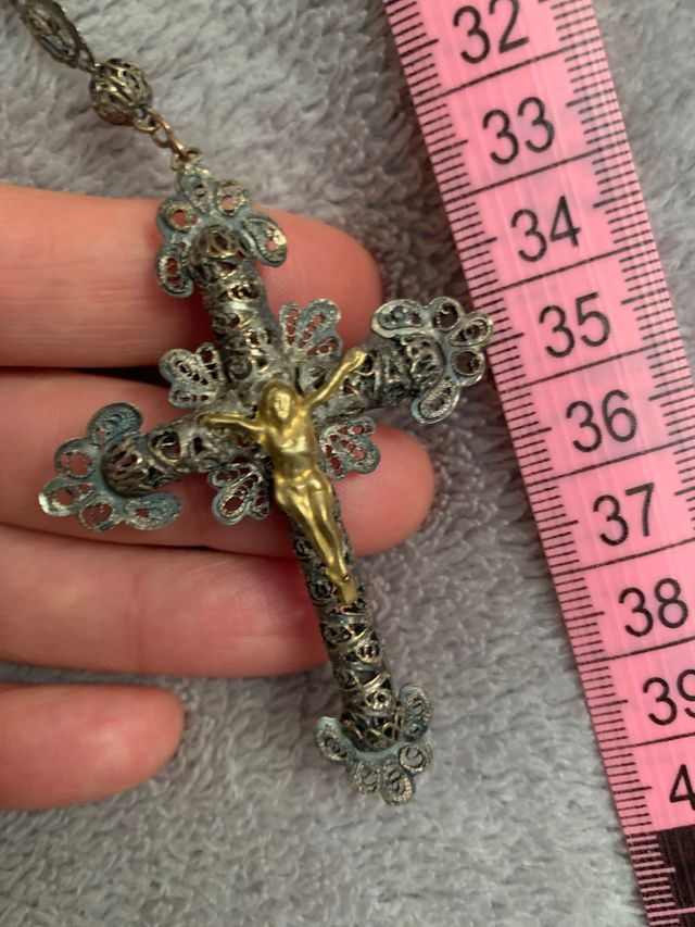 Rosario Isabelino filigrana siglo XIX