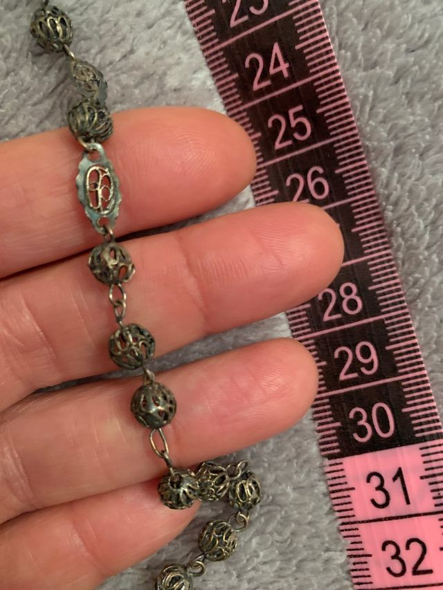 Rosario Isabelino filigrana siglo XIX