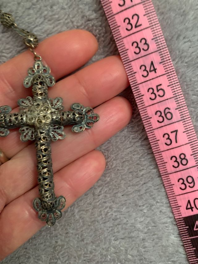 Rosario Isabelino filigrana siglo XIX