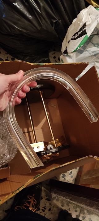 Lámpara cristal de roca