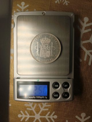 Moneda Plata Alfonso XIII 1891