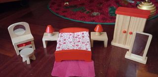 Casa de muñecas + muebles