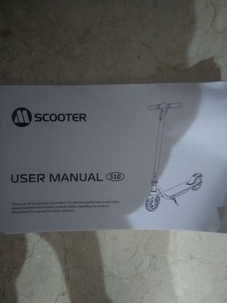 SCOOTER ELÉCTRICO S10