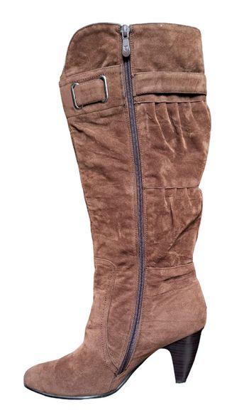 Stivali #donna #scamosciati con tacco