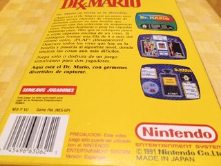 DR. MARIO Nintendo nes por 180€