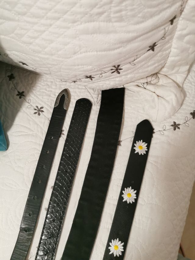 cinturones chica negro