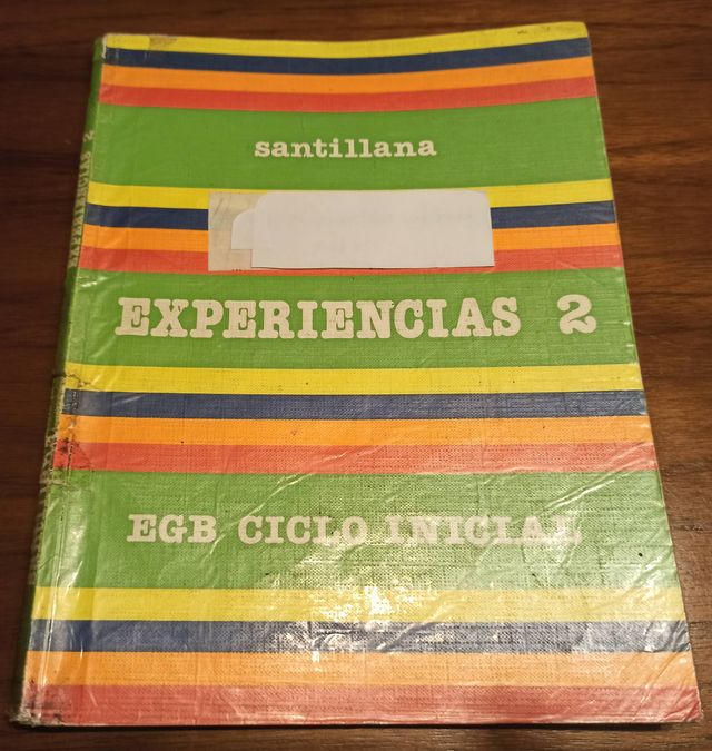 Libro EXPERIENCIAS de 2º de EGB SANTILLANA