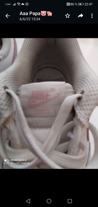 Bambas Nike Force 1