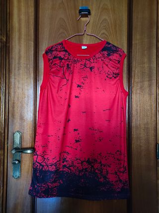Camiseta deporte roja XL