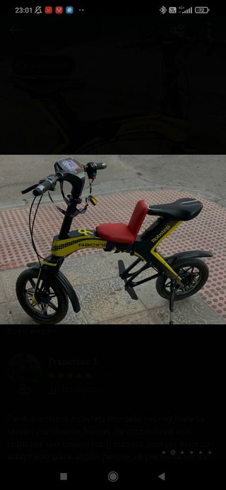 Bicicleta Eléctrica  RACING ROBSTEP