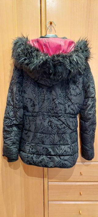Cazadora plumifero Desigual negro talla S