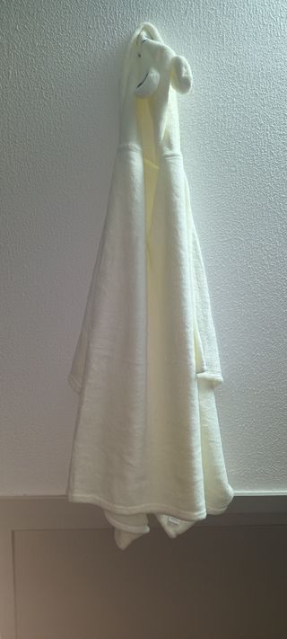 Toalha/Manta Polar com Capuz de Ursinho