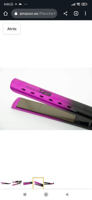 Plancha pelo profesional