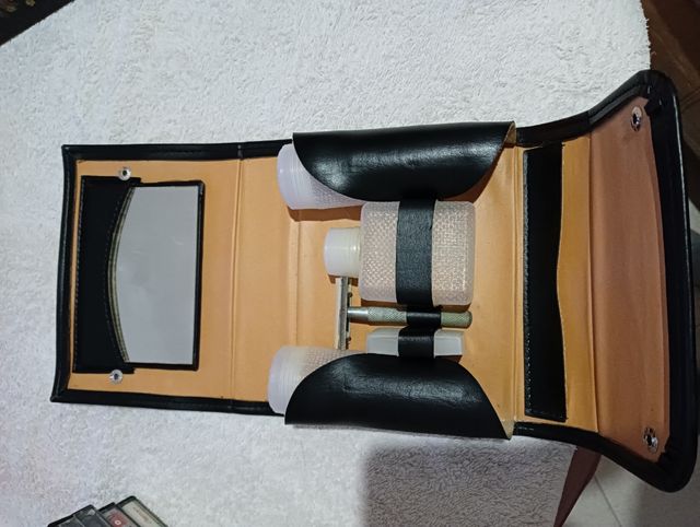 estuche de afeitar antiguo