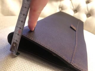Bolso/cartera de boda y fiesta marrón de raso