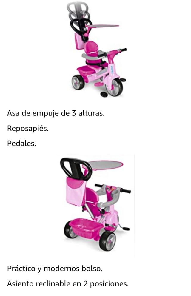 Triciclo musicale FEBER Baby Plus